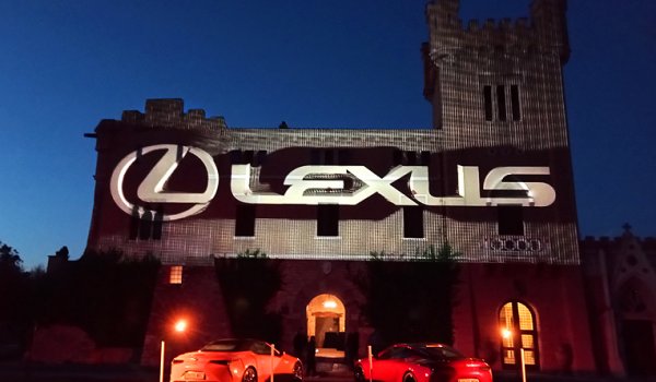 Video mapping, the wow effect of the Lexus corporate event