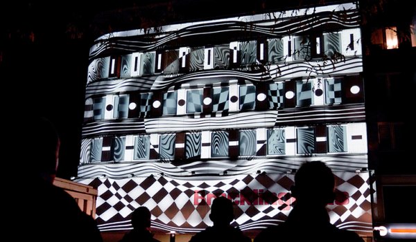 Denkendes Auge, video mapping about Goethe in Germany