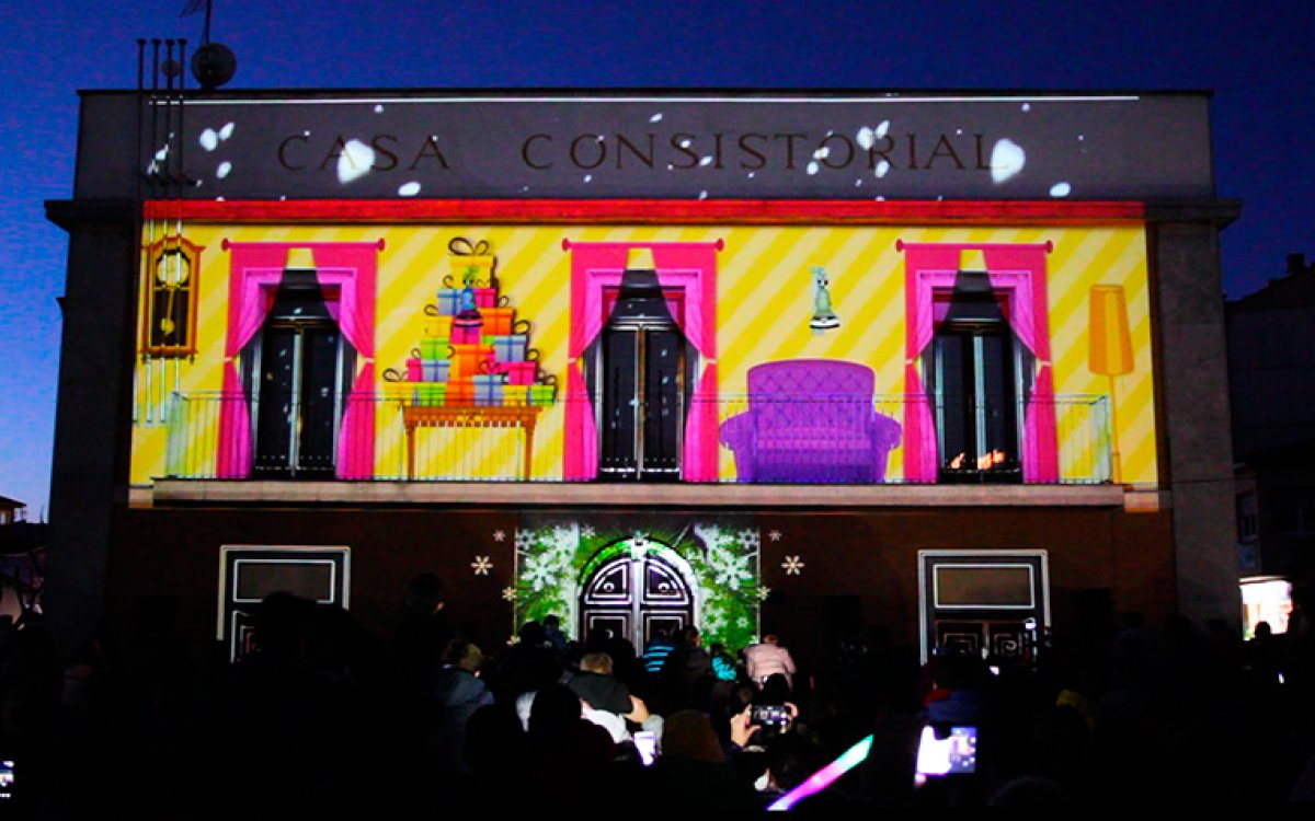 THE WISE MEN NIGHT PROJECTION MAPPING IN PALAU-SOLITÀ I PLEGAMANS