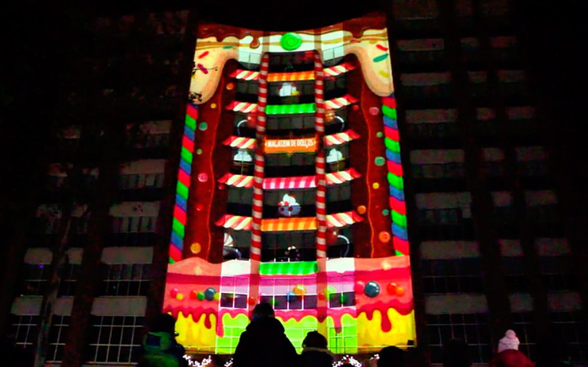 MAGI NIGHT WITH MAPPING IN SANT ADRIÀ DE BESÒS