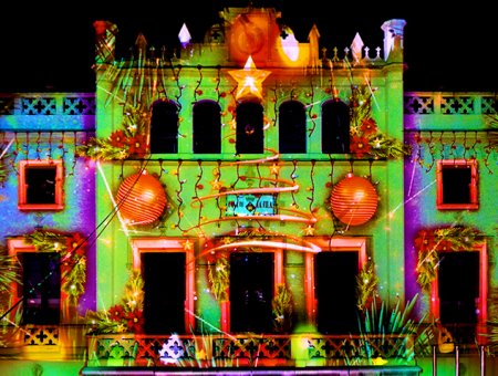 Video Mapping durant les Festes de Nadal de Sitges