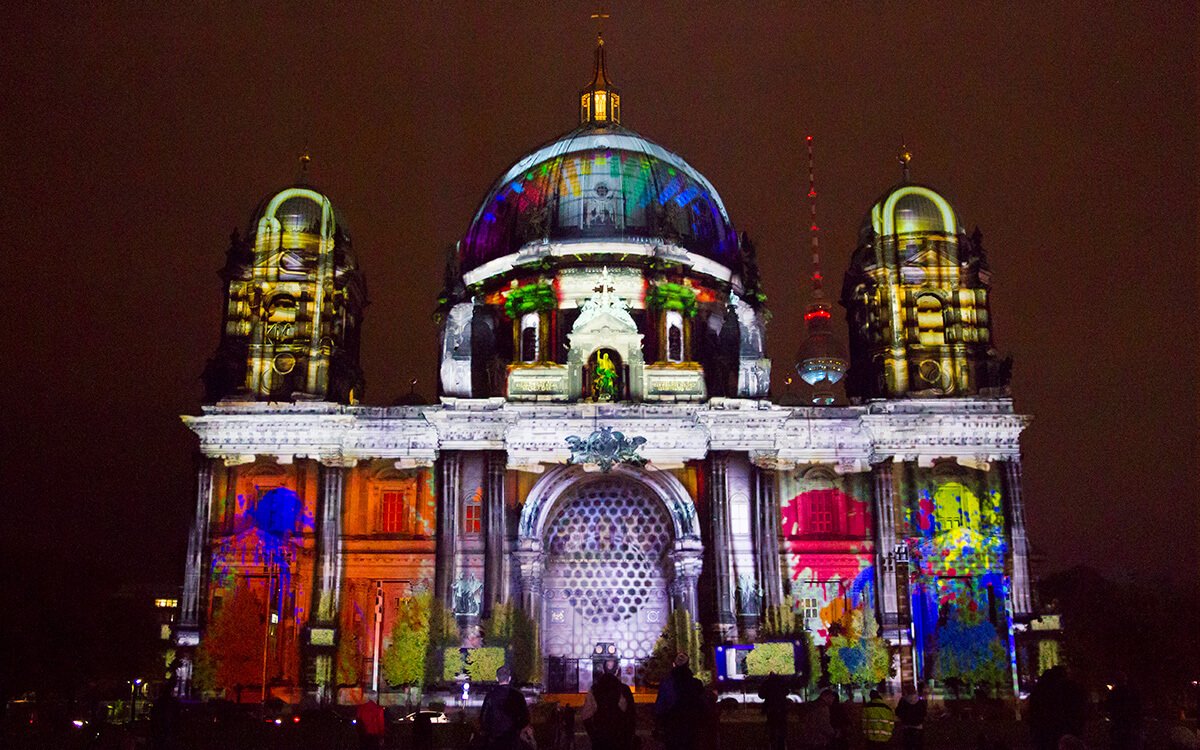 Harmonie, video mapping sobre la Catedral de Berlín