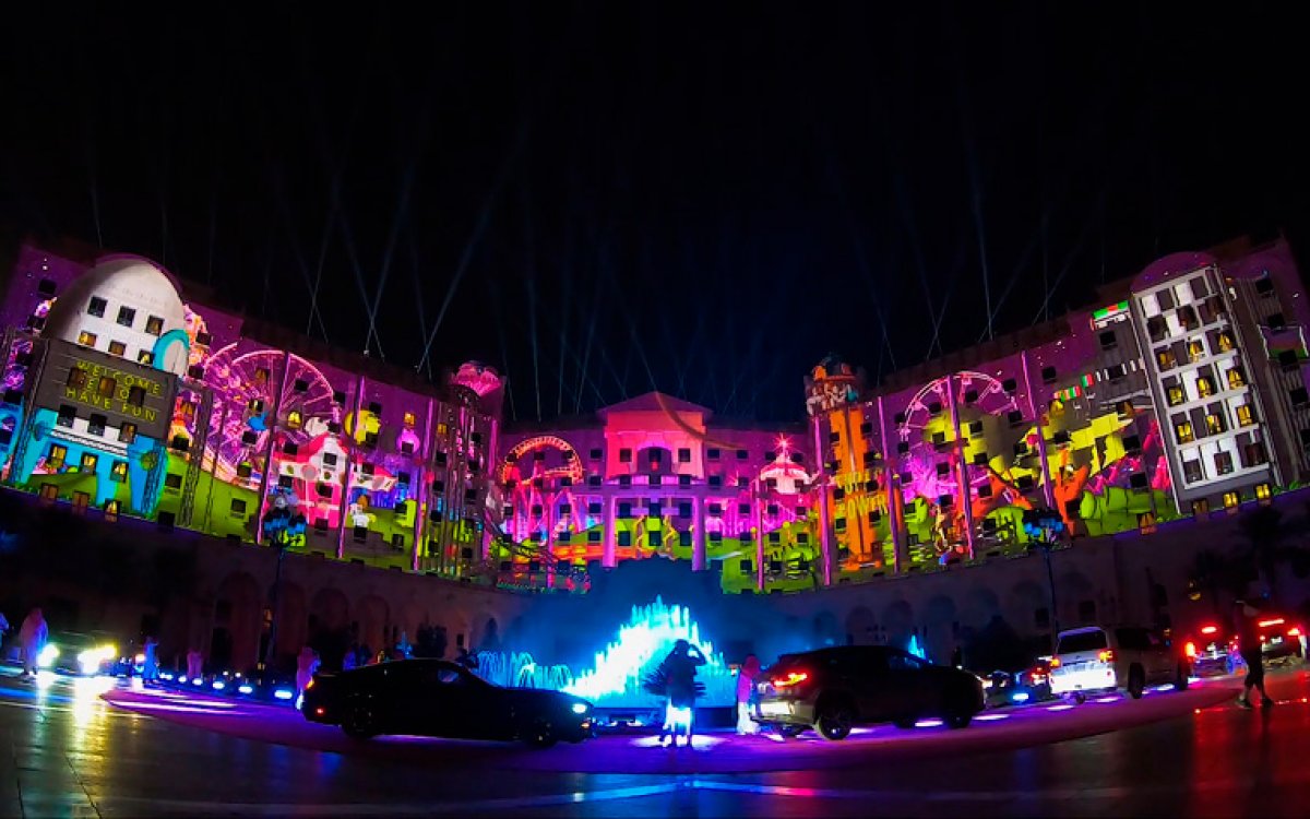 3D projection mapping for Joy Forum 2019, Saudi Arabia
