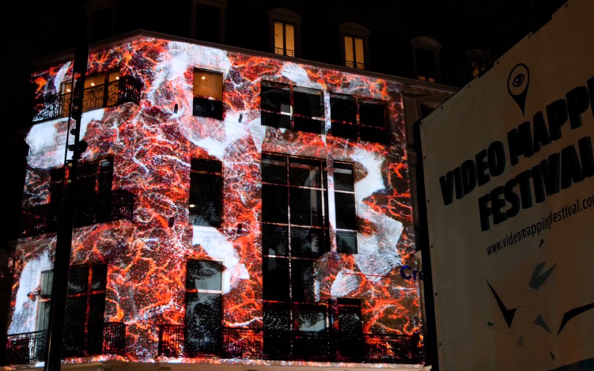 video mapping festival in france